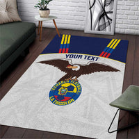 Custom Ecuador Football Area Rug La Tri Go Champions Condor Style