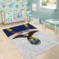 Custom Ecuador Football Area Rug La Tri Go Champions Condor Style