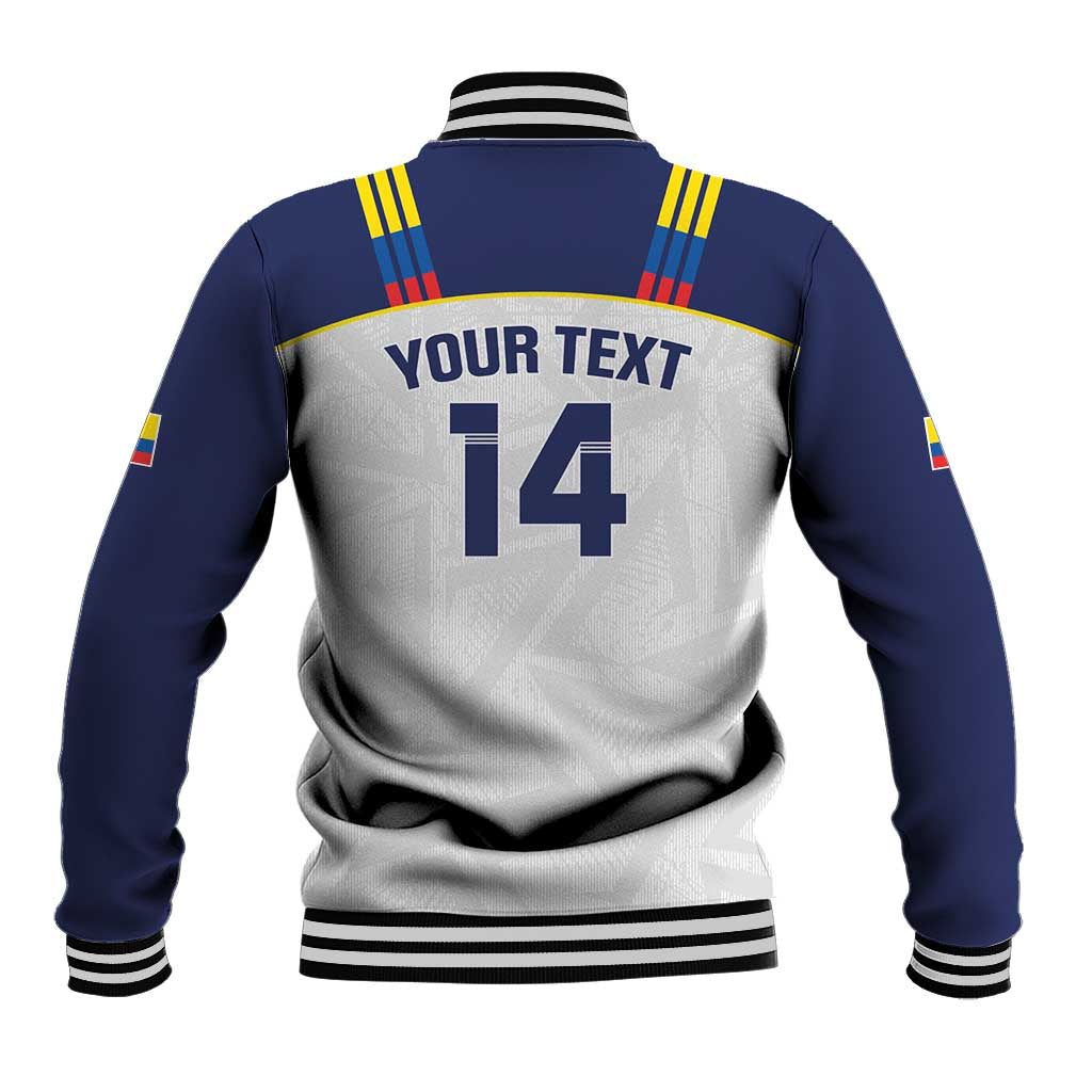 Custom Ecuador Football Baseball Jacket La Tri Go Champions Condor Style
