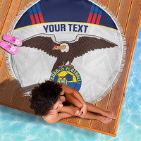 Custom Ecuador Football Beach Blanket La Tri Go Champions Condor Style