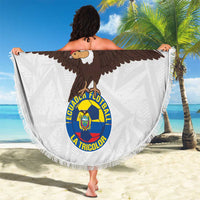 Custom Ecuador Football Beach Blanket La Tri Go Champions Condor Style