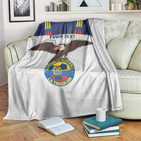 Custom Ecuador Football Blanket La Tri Go Champions Condor Style