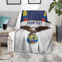 Custom Ecuador Football Blanket La Tri Go Champions Condor Style