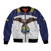 Custom Ecuador Football Bomber Jacket La Tri Go Champions Condor Style