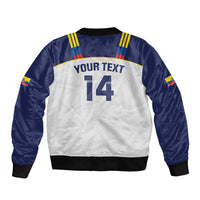 Custom Ecuador Football Bomber Jacket La Tri Go Champions Condor Style