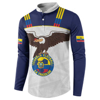 Custom Ecuador Football Button Sweatshirt La Tri Go Champions Condor Style