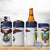 Custom Ecuador Football 4 in 1 Can Cooler Tumbler La Tri Go Champions Condor Style