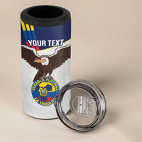 Custom Ecuador Football 4 in 1 Can Cooler Tumbler La Tri Go Champions Condor Style
