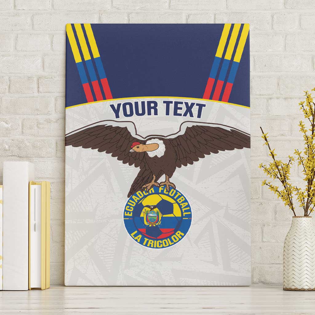 Custom Ecuador Football Canvas Wall Art La Tri Go Champions Condor Style