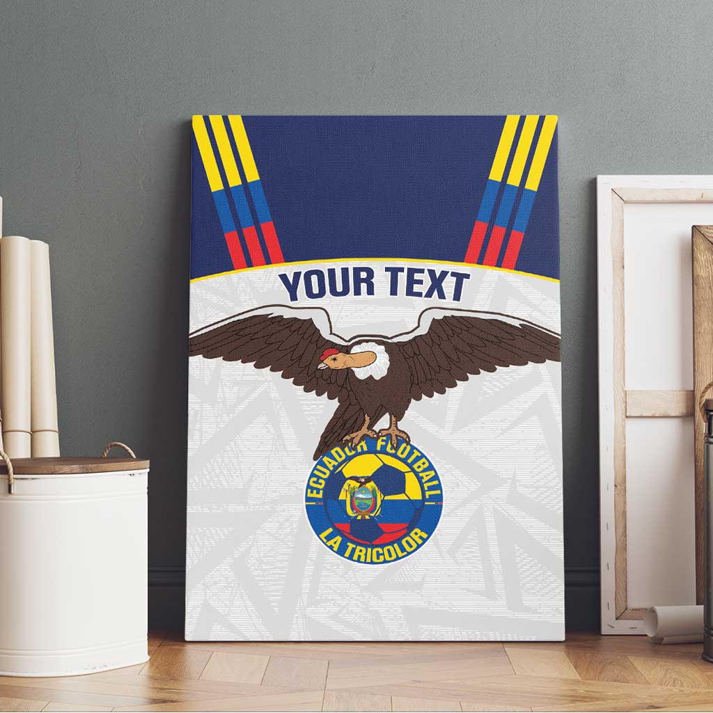 Custom Ecuador Football Canvas Wall Art La Tri Go Champions Condor Style