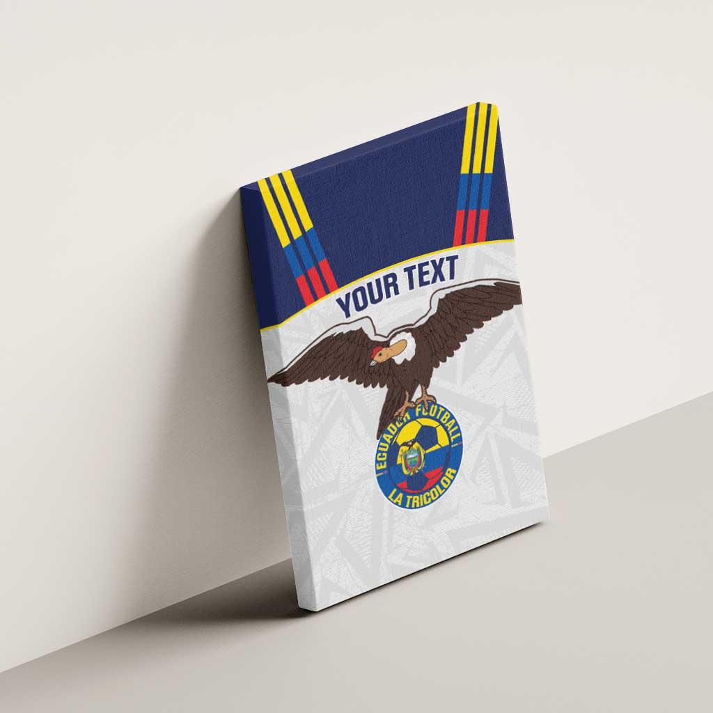 Custom Ecuador Football Canvas Wall Art La Tri Go Champions Condor Style