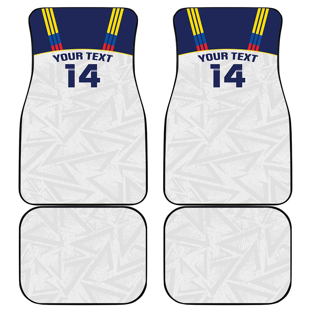 Custom Ecuador Football Car Mats La Tri Go Champions Condor Style