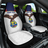 Custom Ecuador Football Car Seat Cover La Tri Go Champions Condor Style