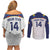 Custom Ecuador Football Couples Matching Off Shoulder Short Dress and Long Sleeve Button Shirt La Tri Go Champions Condor Style