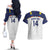 Custom Ecuador Football Couples Matching Off The Shoulder Long Sleeve Dress and Hawaiian Shirt La Tri Go Champions Condor Style