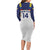 Custom Ecuador Football Family Matching Long Sleeve Bodycon Dress and Hawaiian Shirt La Tri Go Champions Condor Style