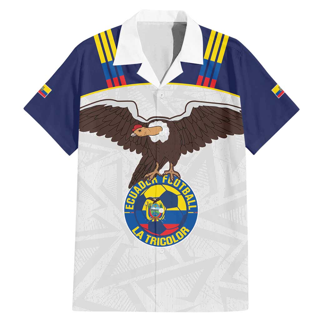 Custom Ecuador Football Family Matching Mermaid Dress and Hawaiian Shirt La Tri Go Champions Condor Style