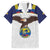Custom Ecuador Football Family Matching Off The Shoulder Long Sleeve Dress and Hawaiian Shirt La Tri Go Champions Condor Style
