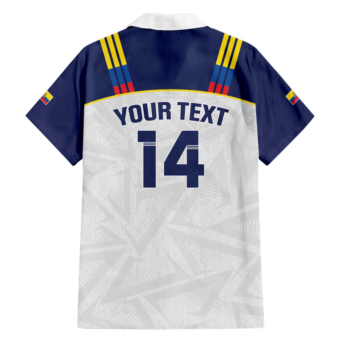 Custom Ecuador Football Family Matching Off The Shoulder Long Sleeve Dress and Hawaiian Shirt La Tri Go Champions Condor Style