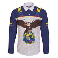 Custom Ecuador Football Family Matching Off The Shoulder Long Sleeve Dress and Hawaiian Shirt La Tri Go Champions Condor Style