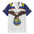 Custom Ecuador Football Family Matching Off Shoulder Maxi Dress and Hawaiian Shirt La Tri Go Champions Condor Style