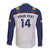 Custom Ecuador Football Family Matching Off Shoulder Short Dress and Hawaiian Shirt La Tri Go Champions Condor Style