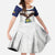 Custom Ecuador Football Family Matching Short Sleeve Bodycon Dress and Hawaiian Shirt La Tri Go Champions Condor Style