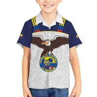 Custom Ecuador Football Family Matching Short Sleeve Bodycon Dress and Hawaiian Shirt La Tri Go Champions Condor Style