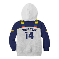Custom Ecuador Football Kid Hoodie La Tri Go Champions Condor Style
