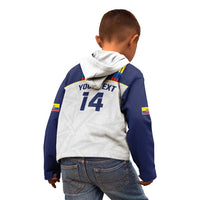 Custom Ecuador Football Kid Hoodie La Tri Go Champions Condor Style