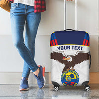 Custom Ecuador Football Luggage Cover La Tri Go Champions Condor Style