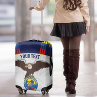 Custom Ecuador Football Luggage Cover La Tri Go Champions Condor Style