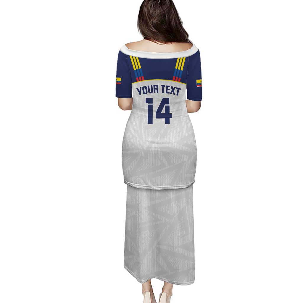 Custom Ecuador Football Puletasi La Tri Go Champions Condor Style