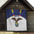 Custom Ecuador Football Quilt La Tri Go Champions Condor Style