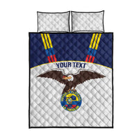 Custom Ecuador Football Quilt Bed Set La Tri Go Champions Condor Style