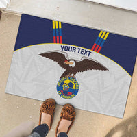 Custom Ecuador Football Rubber Doormat La Tri Go Champions Condor Style
