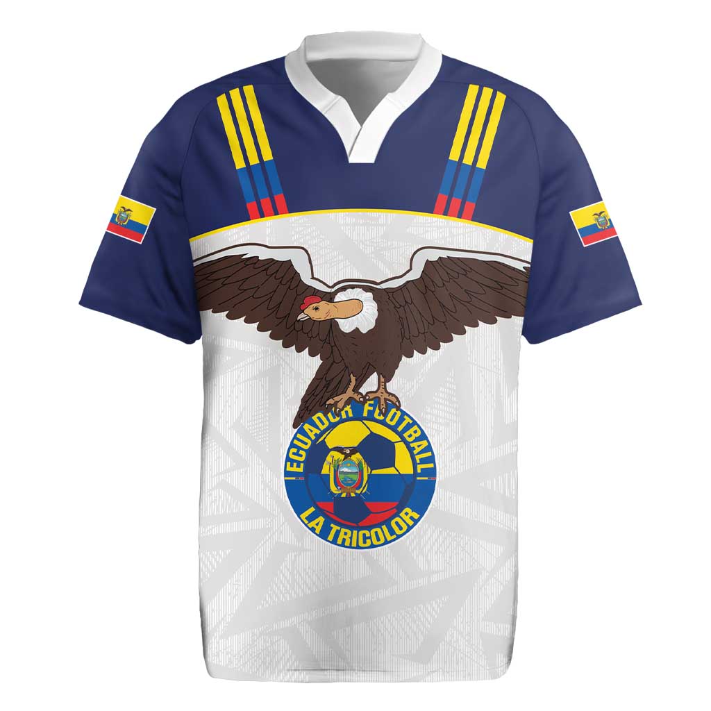 Custom Ecuador Football Rugby Jersey La Tri Go Champions Condor Style