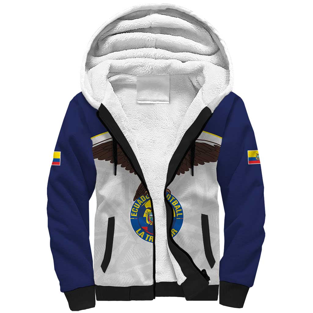 Custom Ecuador Football Sherpa Hoodie La Tri Go Champions Condor Style