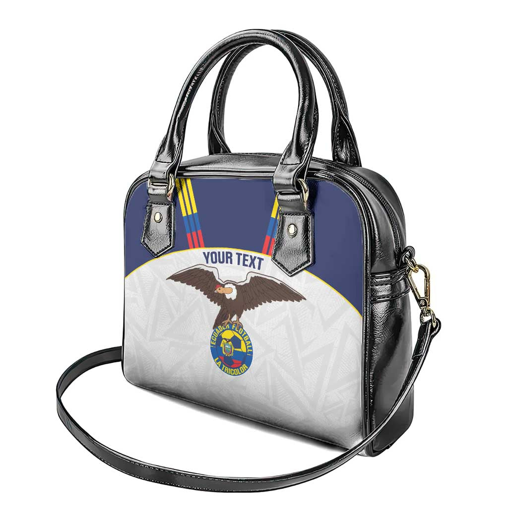 Custom Ecuador Football Shoulder Handbag La Tri Go Champions Condor Style