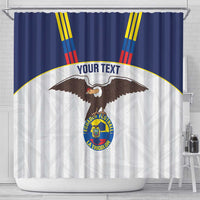 Custom Ecuador Football Shower Curtain La Tri Go Champions Condor Style