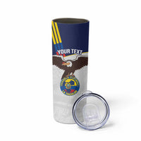 Custom Ecuador Football Skinny Tumbler La Tri Go Champions Condor Style