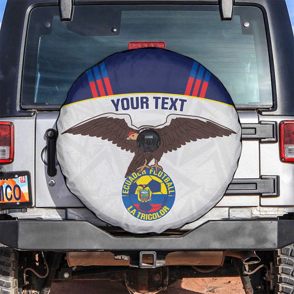 Custom Ecuador Football Spare Tire Cover La Tri Go Champions Condor Style