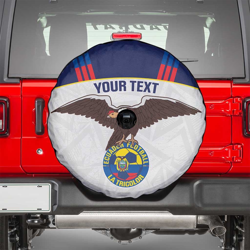 Custom Ecuador Football Spare Tire Cover La Tri Go Champions Condor Style