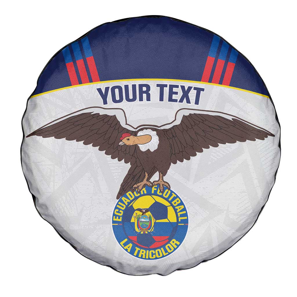 Custom Ecuador Football Spare Tire Cover La Tri Go Champions Condor Style