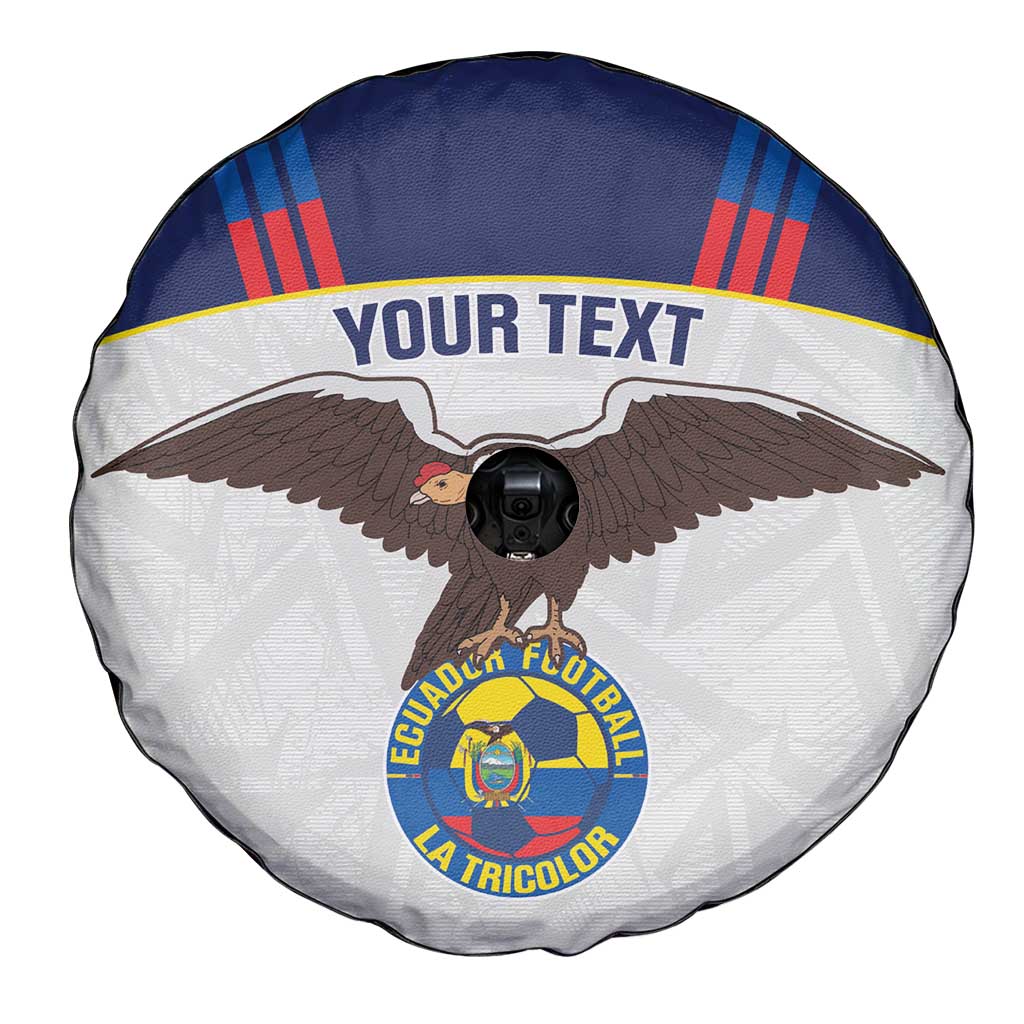 Custom Ecuador Football Spare Tire Cover La Tri Go Champions Condor Style