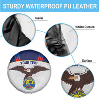Custom Ecuador Football Spare Tire Cover La Tri Go Champions Condor Style