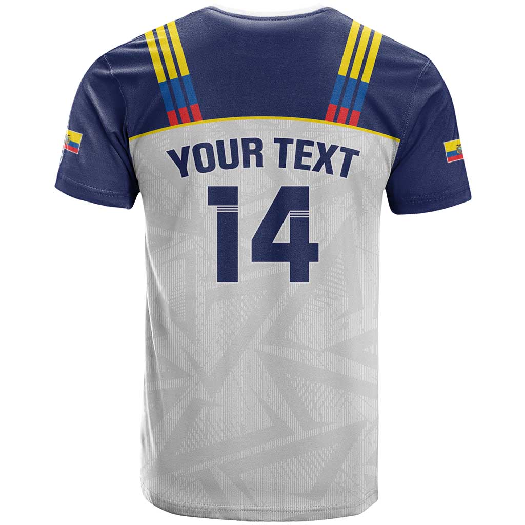 Custom Ecuador Football T Shirt La Tri Go Champions Condor Style