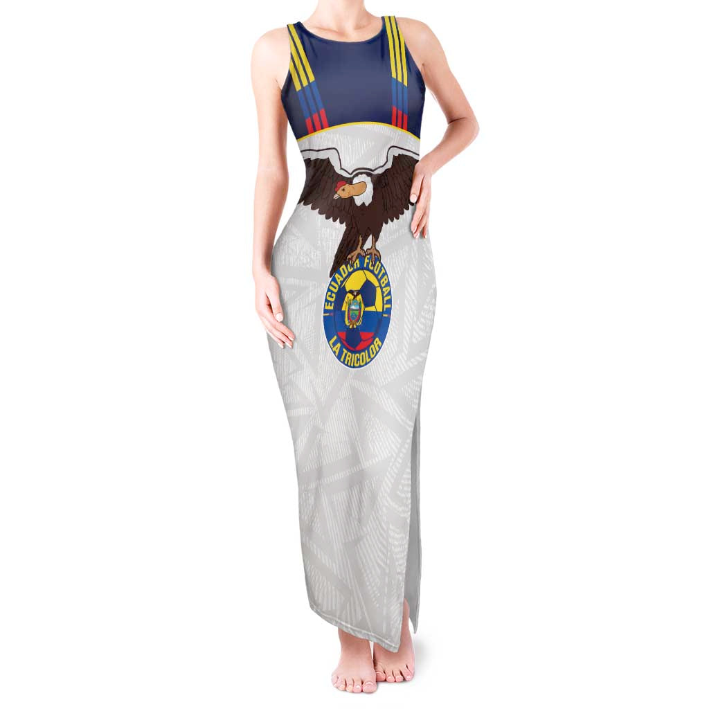 Custom Ecuador Football Tank Maxi Dress La Tri Go Champions Condor Style