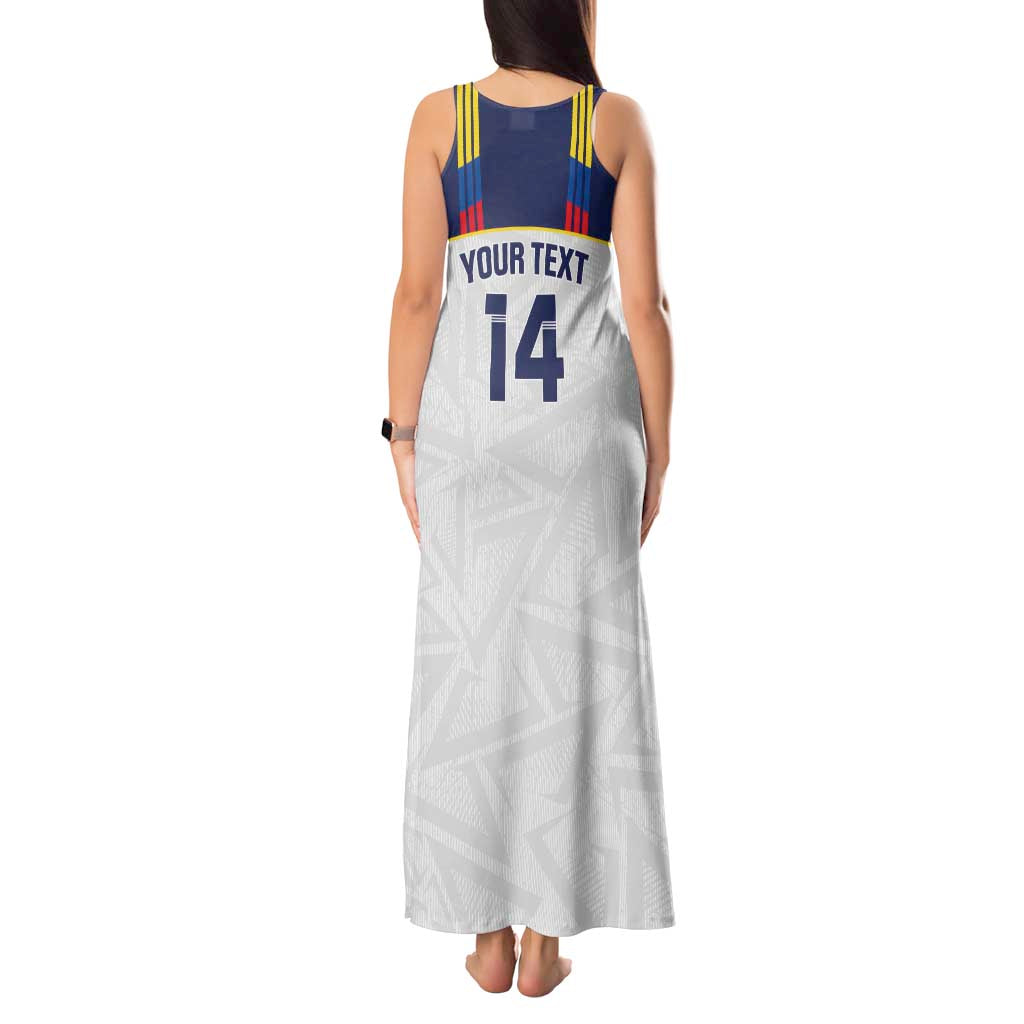 Custom Ecuador Football Tank Maxi Dress La Tri Go Champions Condor Style