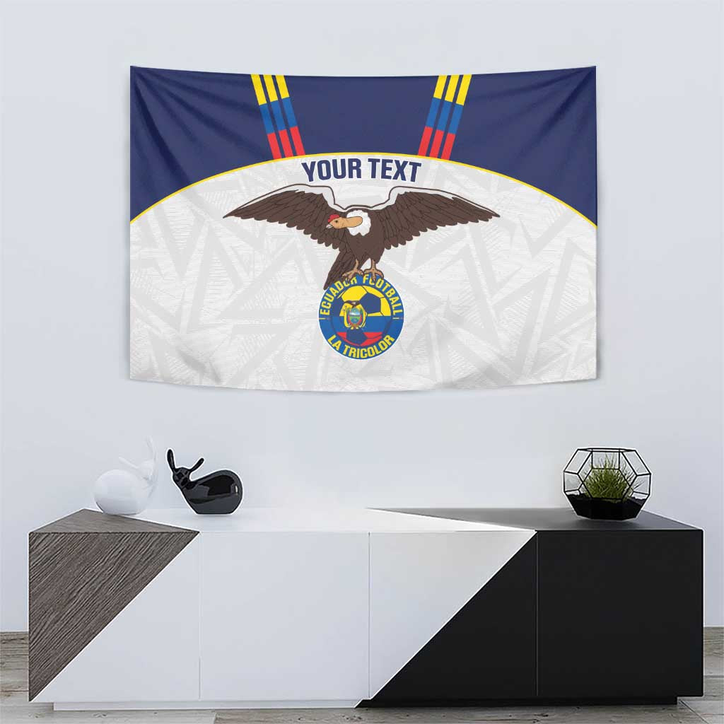Custom Ecuador Football Tapestry La Tri Go Champions Condor Style